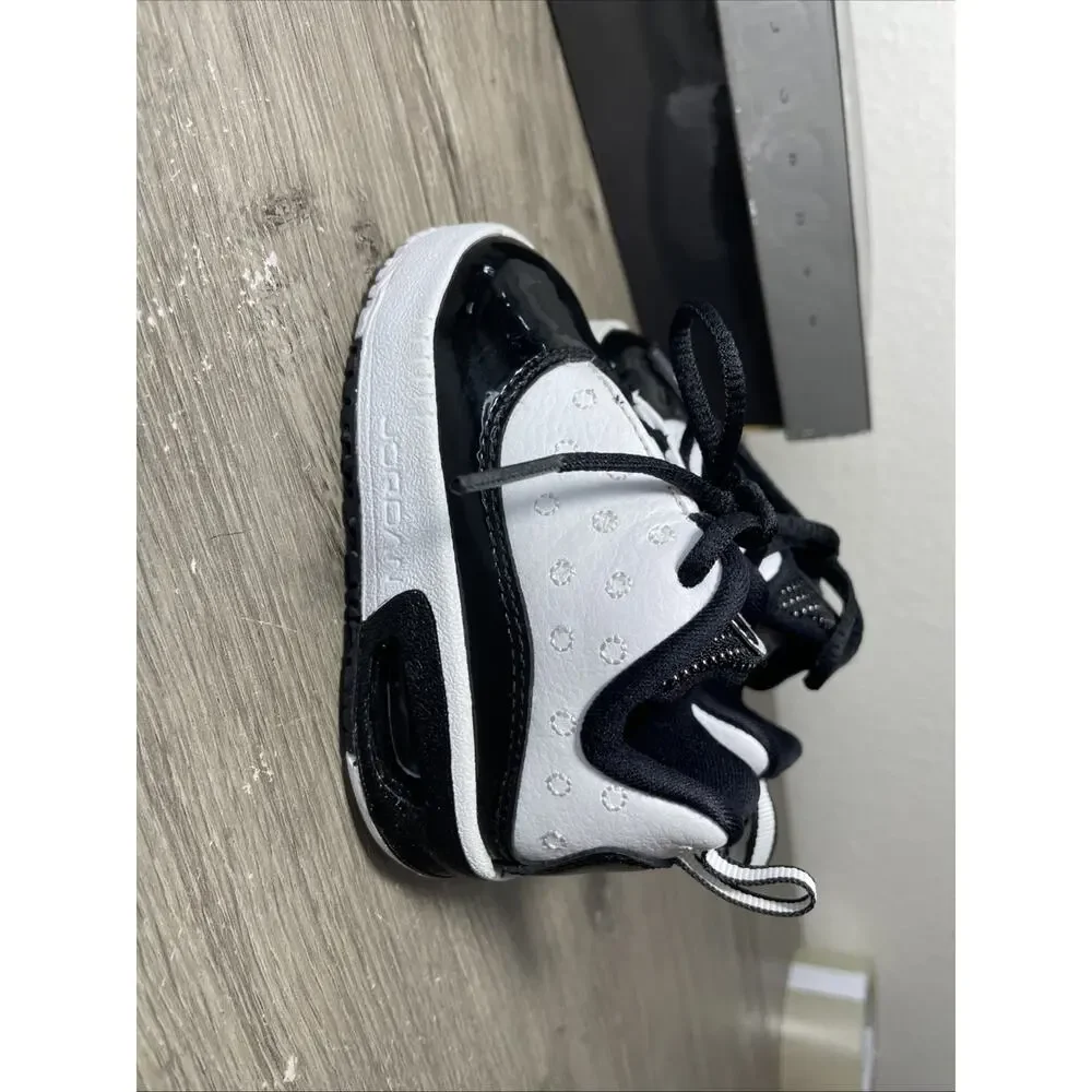 Nike Jordan CMFT Viz Air 13 TD Toddler White Black Sneaker 441376-101 4C